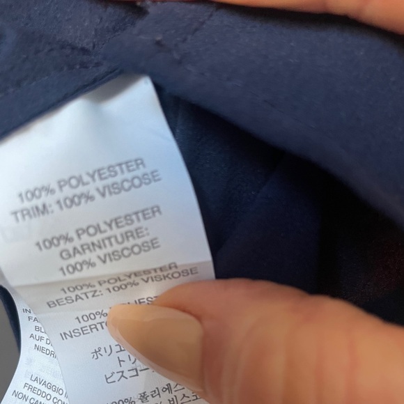 J. Crew TALL NAVY BLUE Cap Sleeve Top - Picture 2 of 9